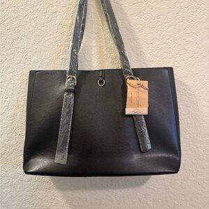 Sophisticated Black Tote Bag